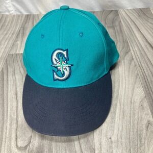 Seattle Mariners 59Fifty Baseball Cap Mens Teal Black Curved Brim Adjustable Hat